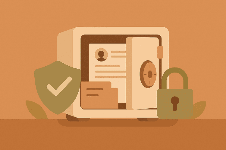 Resume background illustration