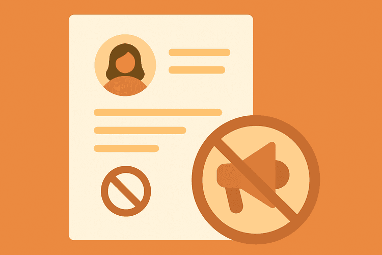 Resume background illustration